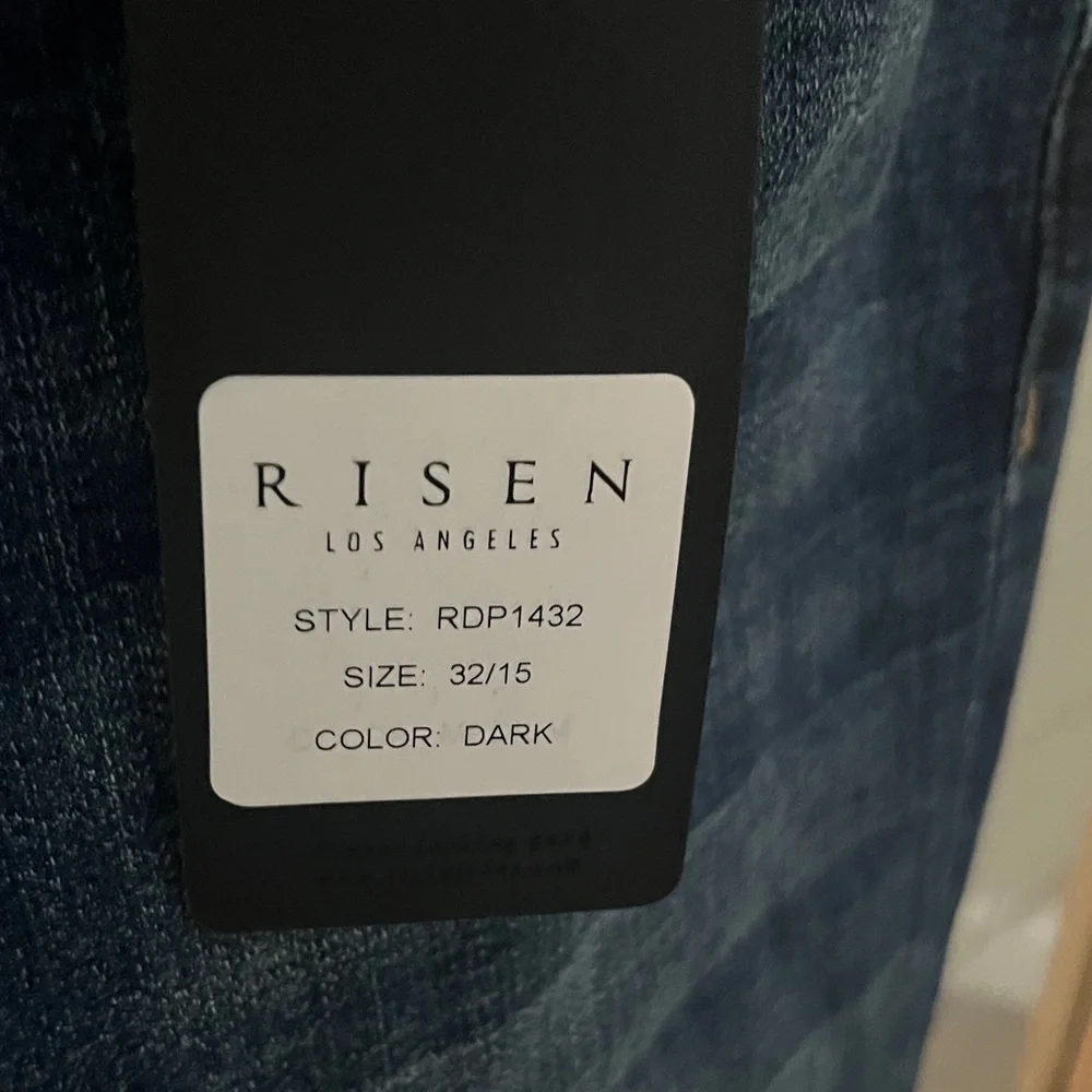 NWT Risen Dark Blue mid rise Flare Jeans Sz 32